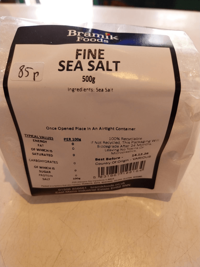 Salt Fine 500g