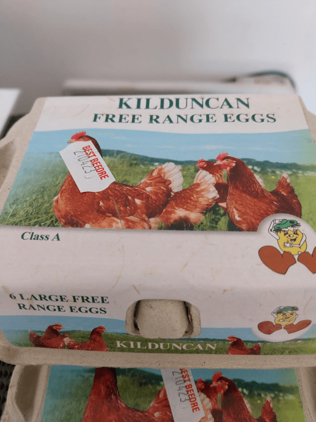 Eggs free range large 6